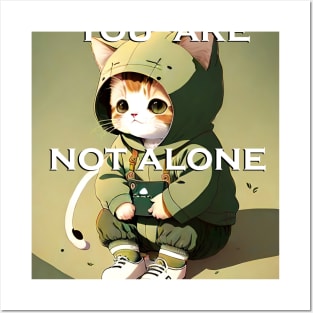 you are not alone Posters and Art